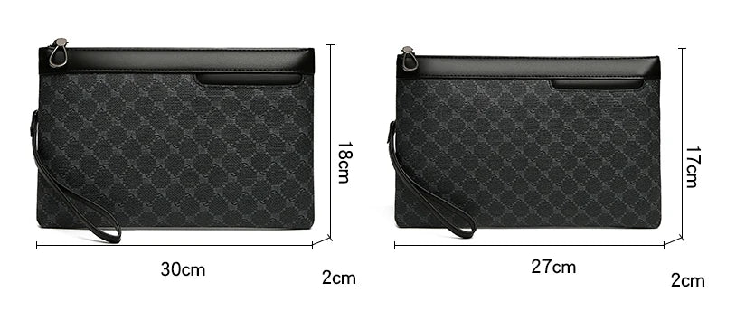 Luxury Designer Business Men Day Clutch High Quality PU Leather Money Pouch Bag Casual Male Cardholder Case Phone Handbag