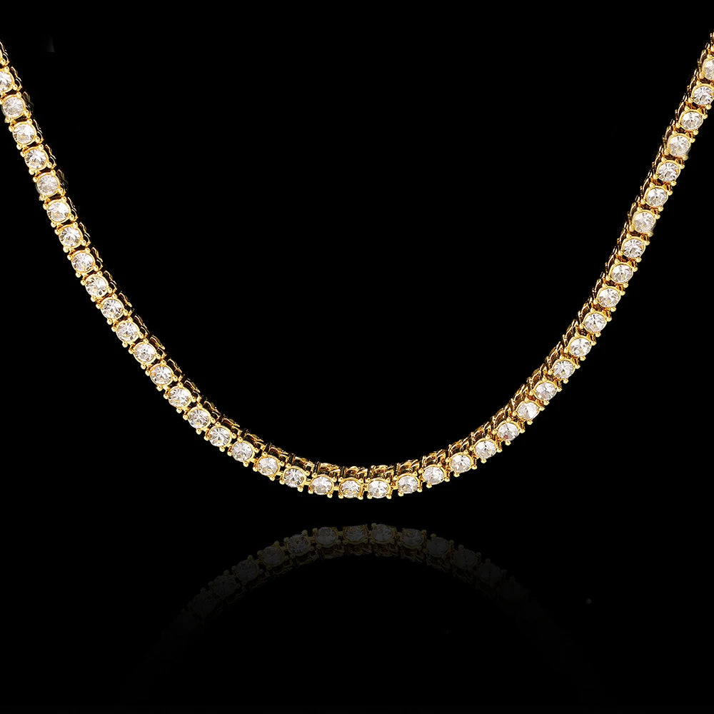 שרשרת טניס - זהב 18 קראט