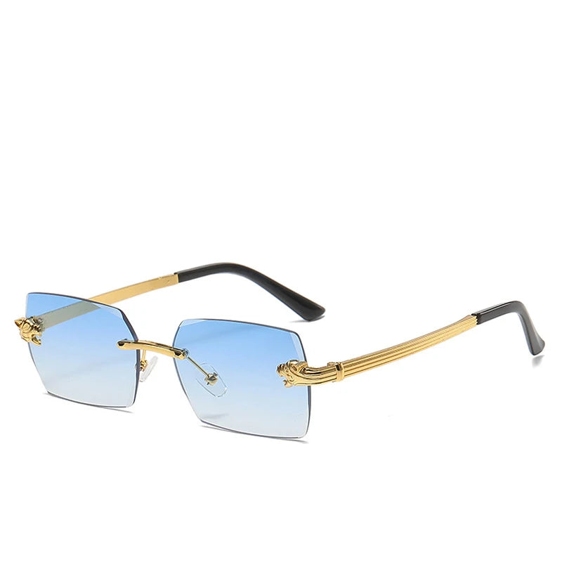 Women Fashion Sunglasses Colorful Men Driving Sun Glasses Rectangle Gradient Shades Outdoor UV400 Sun-Proof EyewearOculos De Sol
