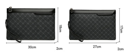 Luxury Designer Business Men Day Clutch High Quality PU Leather Money Pouch Bag Casual Male Cardholder Case Phone Handbag