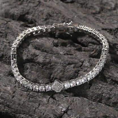 UWIN Tennis Bracelet Iced Out Cubic Zirconia Women Bangle Fashion Luxury Hiphop Jewelry