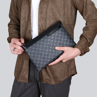 Luxury Designer Business Men Day Clutch High Quality PU Leather Money Pouch Bag Casual Male Cardholder Case Phone Handbag