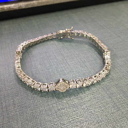 UWIN Tennis Bracelet Iced Out Cubic Zirconia Women Bangle Fashion Luxury Hiphop Jewelry