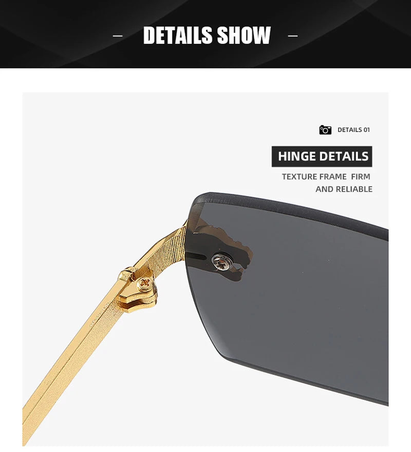 Women Fashion Sunglasses Colorful Men Driving Sun Glasses Rectangle Gradient Shades Outdoor UV400 Sun-Proof EyewearOculos De Sol
