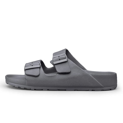 Summer Adjustable Soft Slides Slippers For Men Flat EVA Slippers Lightweight Anti Slip Slippers Size 34-47 48 49  Dropshipping