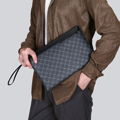 Luxury Designer Business Men Day Clutch High Quality PU Leather Money Pouch Bag Casual Male Cardholder Case Phone Handbag