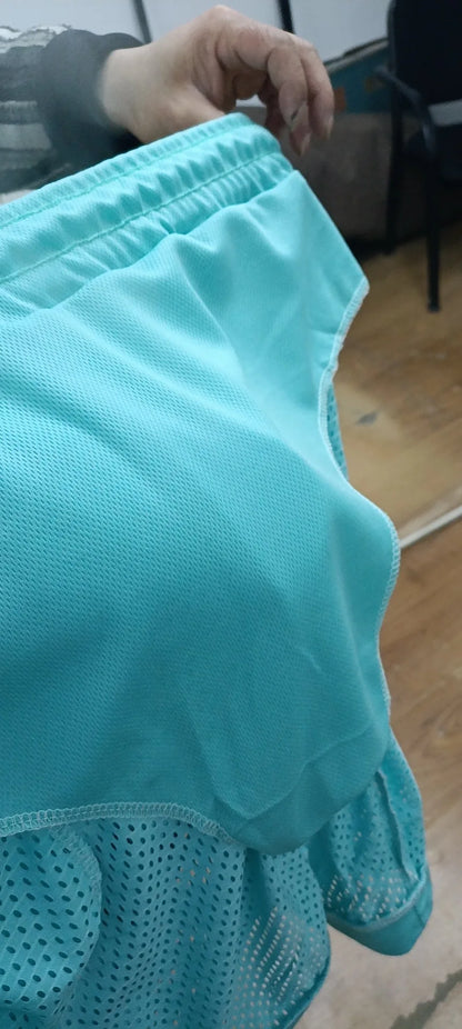 2024 Mesh Breathable Ice Cool Casual Suit Thin Men's Short Sleeve Shorts Two-piece Set
