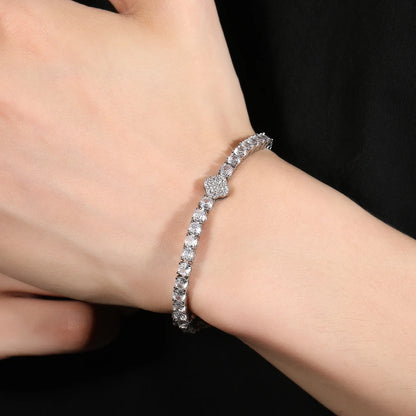 UWIN Tennis Bracelet Iced Out Cubic Zirconia Women Bangle Fashion Luxury Hiphop Jewelry