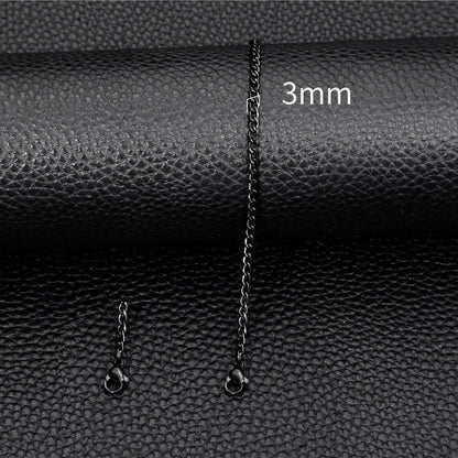 Hip Hop Stainless Steel Cuban Chain Bracelet For Women 3 5 7 mm Simple Stainless Steel Men Bracelet Gold Color Jewelry