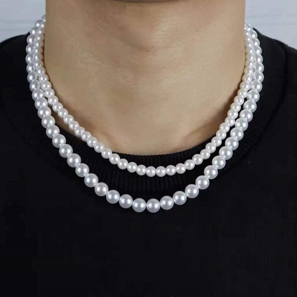 סט 3 שרשראות פנינים